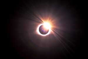 Secrets of the Starfield: Rare Solar Eclipse Leaves Pilots Amazed